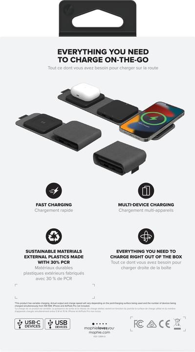 Produktbild Zagg Mophie Snap+ Travel Charger (15 W)