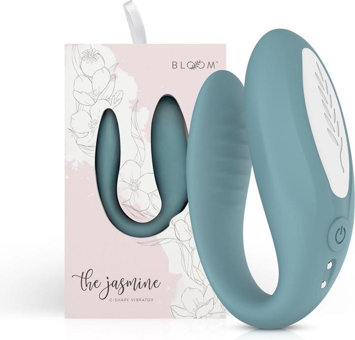 Bloom The Jasmine C-Shape Vibrator - Green