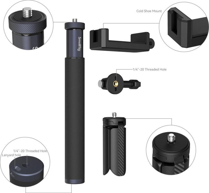 Actual product image SmallRig Selfie Stick Action Cameras