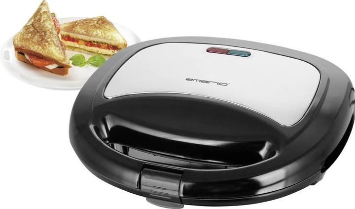 Actual product image Emerio Sandwich toaster, 2 slice toaster, non-stick.
