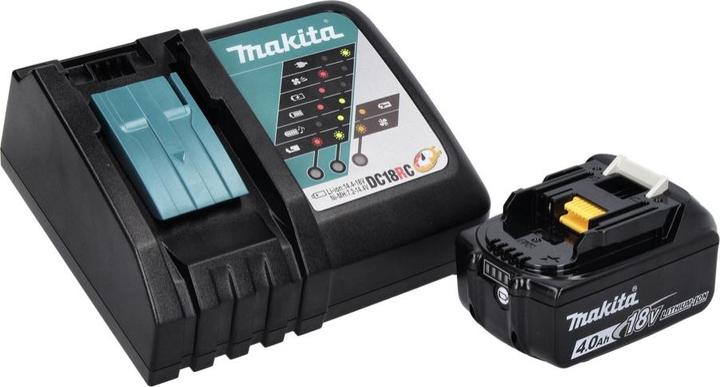 Productafbeelding Makita DKP 181 RM1J Accuschaafmachine korting 82 mm 18 V Brushless + 1x accu 4,0 Ah + lader + Makpac