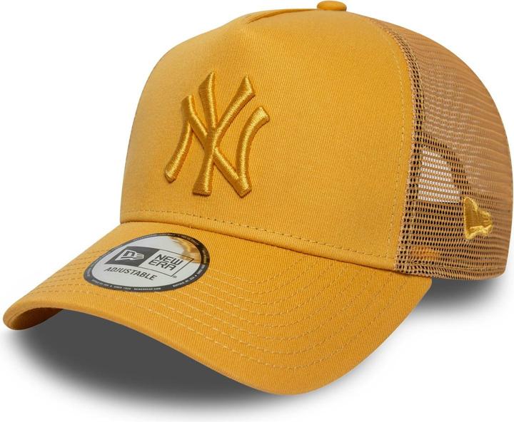 Actual product image New Era A-Frame Trucker Cap - New York Yankees Gold