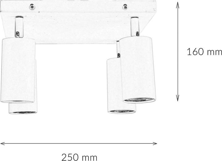 Image du produit Licht-Erlebnisse Spot projecteur Leo (GU10)
