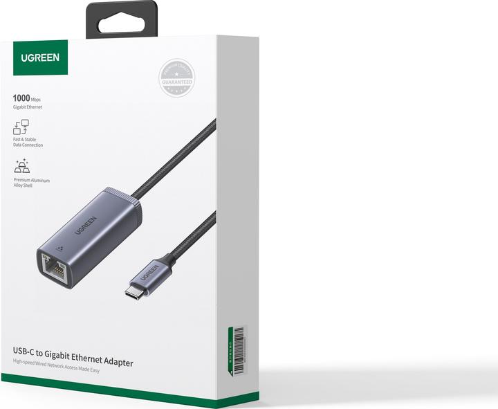 Actual product image Ugreen USB-C to RJ45 Netzwerkadapter (USB-C, RJ45 (1x))