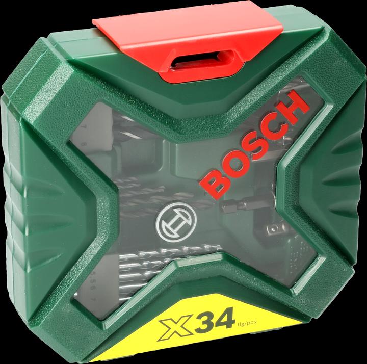 Actual product image Bosch Zubehör X - Line Classic drill and bit set 34 pieces (2 mm, 5.5 mm, 5 mm, 6 mm, 7 mm, 8 mm, 4 mm, 3 mm)