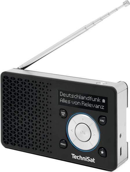 Produktbild TechniSat DigitRadio 1 ASA schwarz/silber (UKW, DAB+)