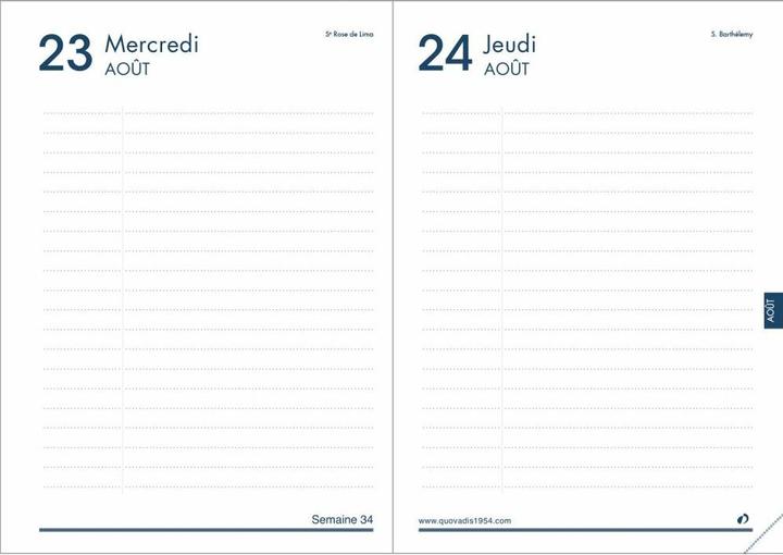 Image du produit Quo Vadis Textagenda Impala 21 21/22 QV173031 12M ass. fr 13x21 cm (A6, Français)