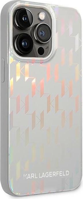 Immagine prodotto Karl Lagerfeld Custodia per iPhone 14 Pro Max con monogramma iridescente (Apple iPhone 14 Pro Max)