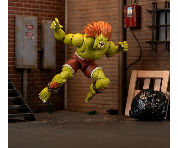 Actual product image Jada Street Fighter II Blanka 7,5" Figure