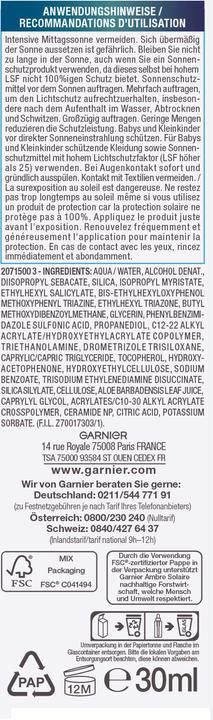 Produktbild Garnier Ambre Solaire Super UV (Sonnencreme Gesicht, SPF 50+, 30 ml, 111 g)