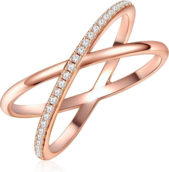 Immagine prodotto Glanzstücke München Donna Argento Cubico Zirconia Oro Rosa - 31982 (48, 925 Argento)