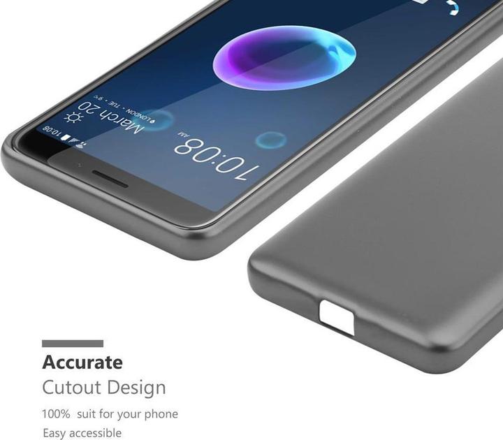 Produktbild Cadorabo TPU Matt Metallic Cover (HTC Desire 12)