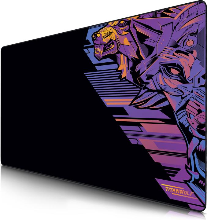 Actual product image Titanwolf Gaming Mouse Pad, XXXL Speed Mouse Mat 1200 x 600 mm, Speed & Precision, Vector Gradient (3XL)