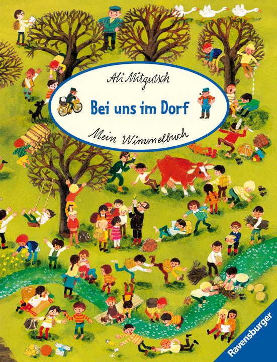 Actual product image Ravensburger Mein Wimmelbuch: Bei uns im Dorf (German, Ali Mitgutsch, 2023)