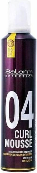 Actual product image Salerm CURL MOUSSE extra strong 300 ml (300 ml, Curling mousse)