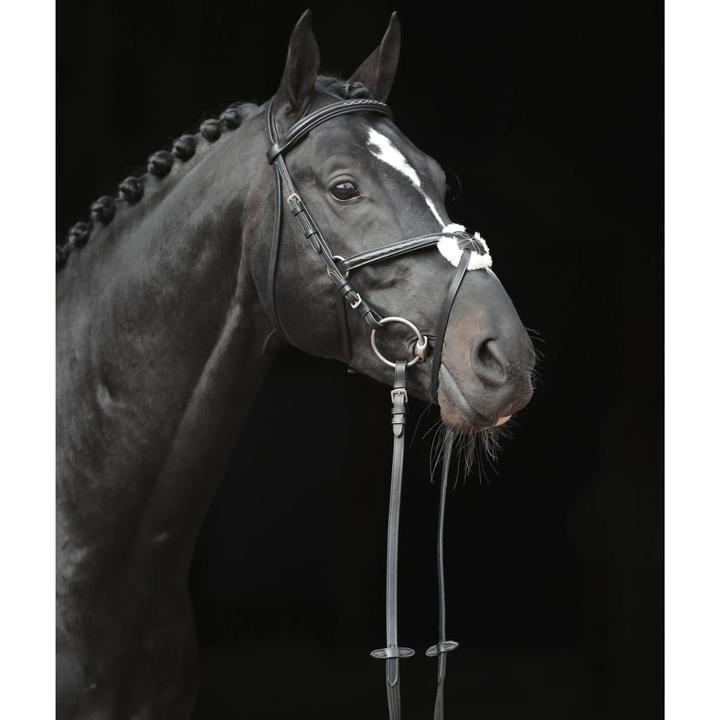 Actual product image Kerbl Snaffle bridle Cancun black, Full