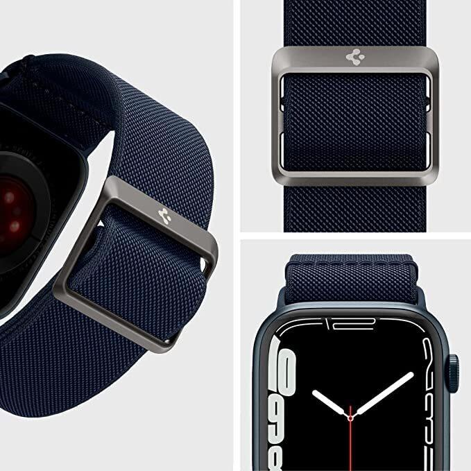 Produktbild Spigen Fit Lite Band für Apple Watch Series 42, 44, 45, 49 mm - navy (42 mm, 44 mm, 45 mm, 49 mm)
