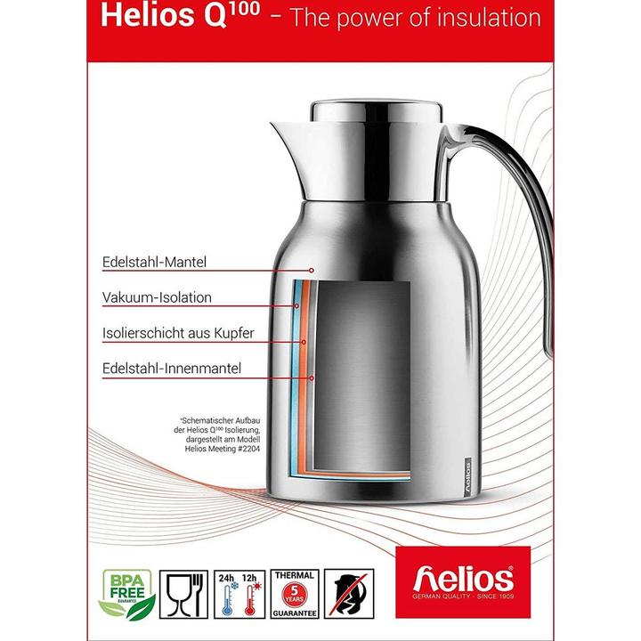 Actual product image Helios Vacuum jug Brilliant 1 L, dishwasher safe (1 l)