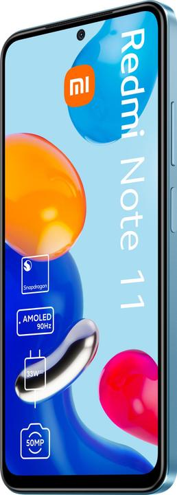 Produktbild Xiaomi Redmi Note 11 (128 GB, Star Blue, 6.43", Dual SIM + SD, 50 Mpx, 4G)