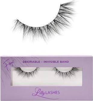Actual product image Lilly Lashes Sheer Band False Eyelashes with Invisible Band (Artificial eyelashes)