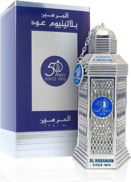 Actual product image Al Haramain Platinum Oud 50 years (Spray, 100 ml)