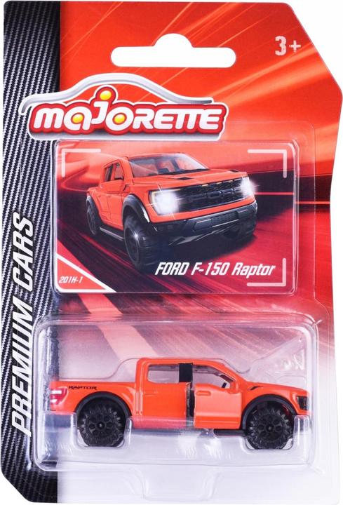 Produktbild Majorette Premium Cars Ford F-150 Raptor, orange