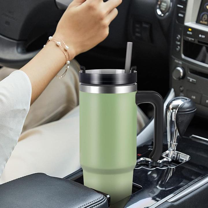 Image du produit ASMI Gobelet thermique en acier inoxydable, Gobelet à café, Gobelet Auto-Tumbler, 900ml (0.89 l)