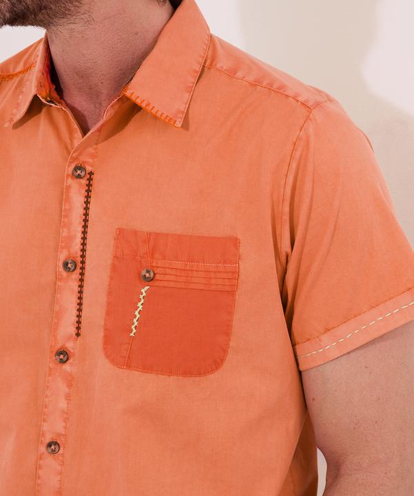 Actual product image Joe Browns Short Sleeve Contrast Pocket Shirt (XL)