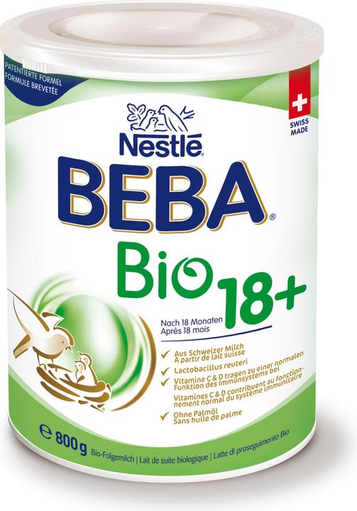 Beba Organic 18+ (800 g, from 18 m.)