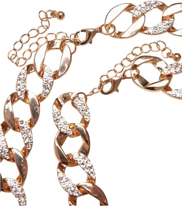 Immagine prodotto Urban Classics Set collana e bracciale di diamanti di base - 14859 (100% zinco)