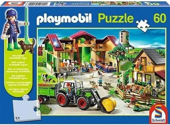 Schmidt Spiele PLAYMOBIL: Auf dem Bauernhof - Puzzle (60 Teile)