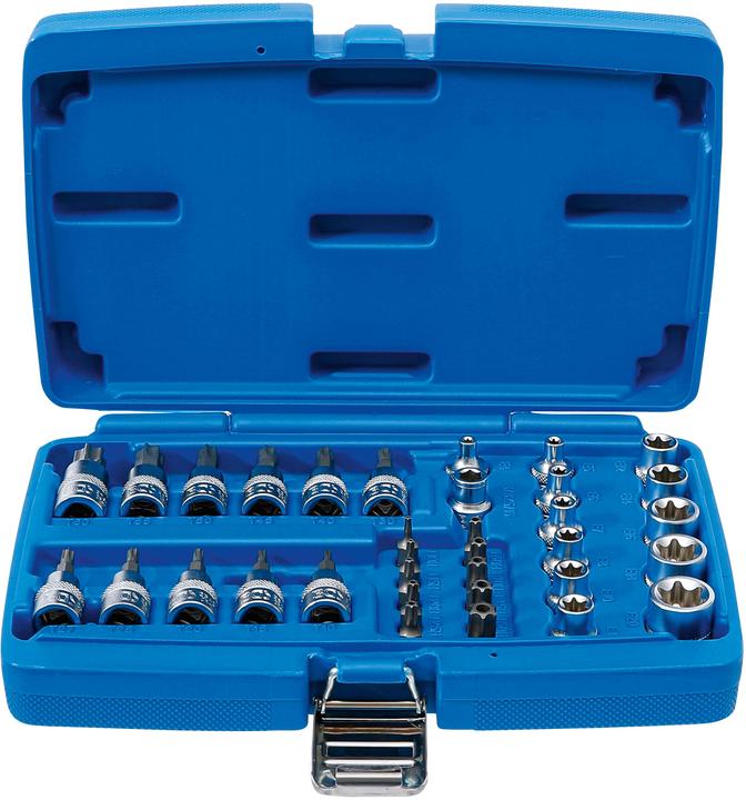 BGS Bits- en doppenset | 10 mm (3/8") | T-profiel (voor Torx) | 34 stuks. (T-profiel)