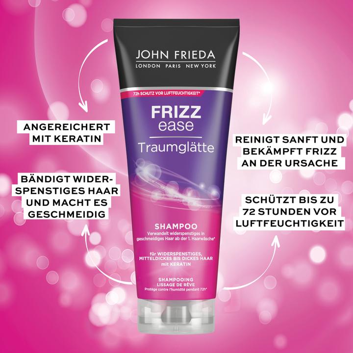 Produktbild John Frieda Frizz Ease - Traumglätte Shampoo (250 ml, Flüssiges Shampoo)