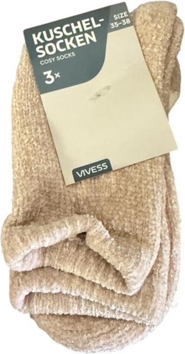 Actual product image Vivess Kuschelsocken Unisex 3er Pack (pack of 3, 35, 38)