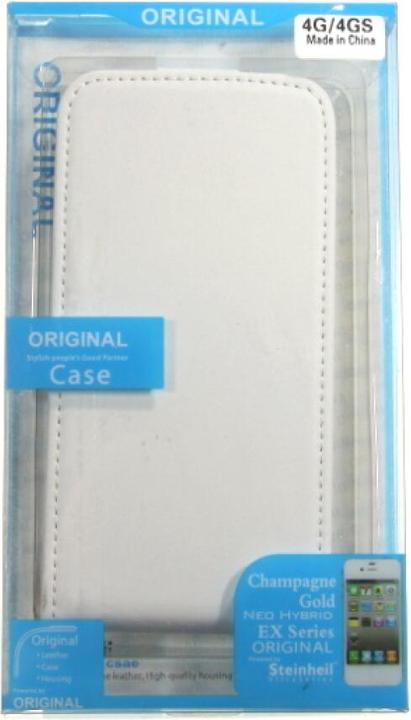 Image du produit OEM Slim Leather Flip Case iPhone 4/4s blanc (Apple iPhone 4s, Apple iPhone 4)