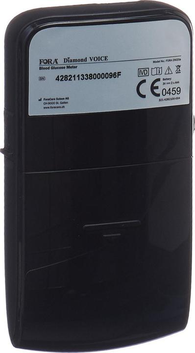 Actual product image Fora Diamond VOICE mit Sprachführung FR/EN mmol/L (Glucose monitors)