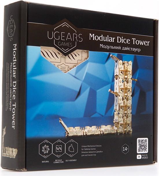 Actual product image Ugears Modular Dice Tower