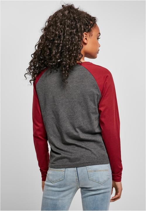 Immagine prodotto Urban Classics Donna Raglan a maniche lunghe a contrasto (S)