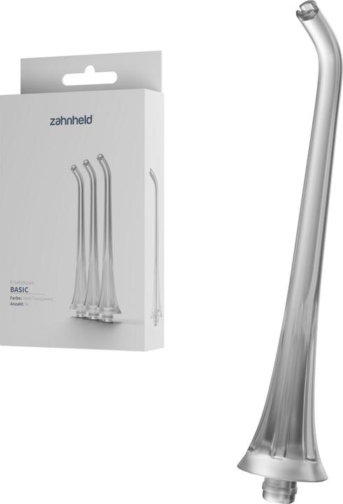 Zahnheld Ersatzdüsen Basic 3x Weiss (Mundduschenaufsätze)