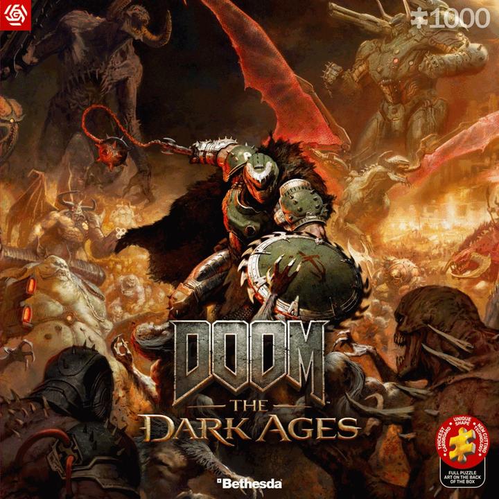 Produktbild Good Loot Doom The Dark Ages Puzzle Slayer's Rag (1000 Teile) (1000 Teile)