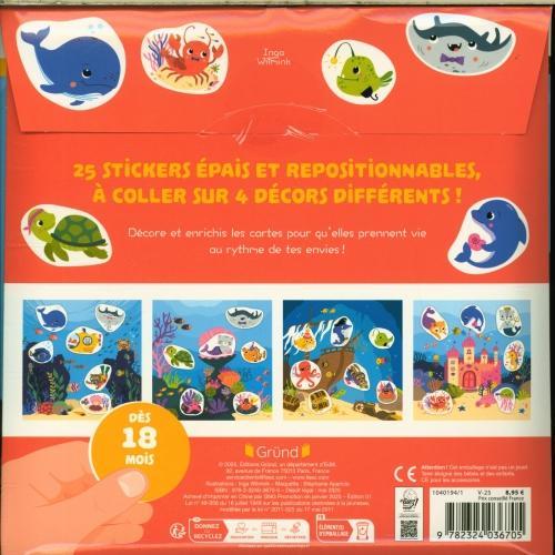 Actual product image Gründ éditions Sous l'océan : stickers épais