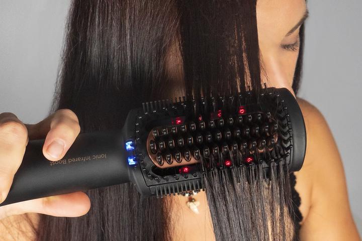Produktbild Concept VH6040 Haarstyling-Gerät Heissluftbürste Dampf Schwarz Bronze 550 W 2 2 m