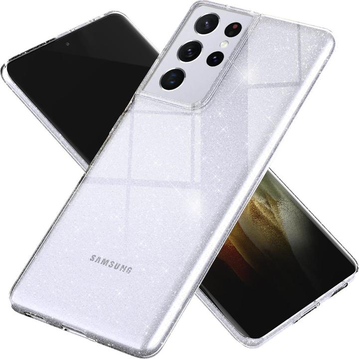 Immagine prodotto Nalia Coperchio del telefono cellulare Glitter (Samsung Galaxy S21 Ultra)