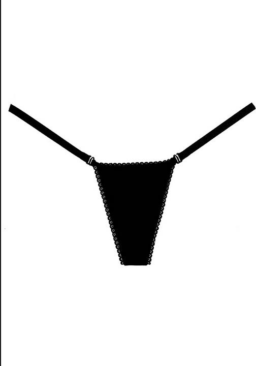 Actual product image Allure Adore Wetlook Panty (One size)