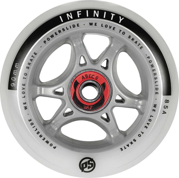 Actual product image Powerslide Skateboard Wheels Infinity Rtr Spacer 4-Pack 2023 (90 mm)