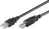 Image du produit Goobay Câble USB 2.0 Hi-Speed, noir, 3 m (1 m, USB 2.0, 5 W)