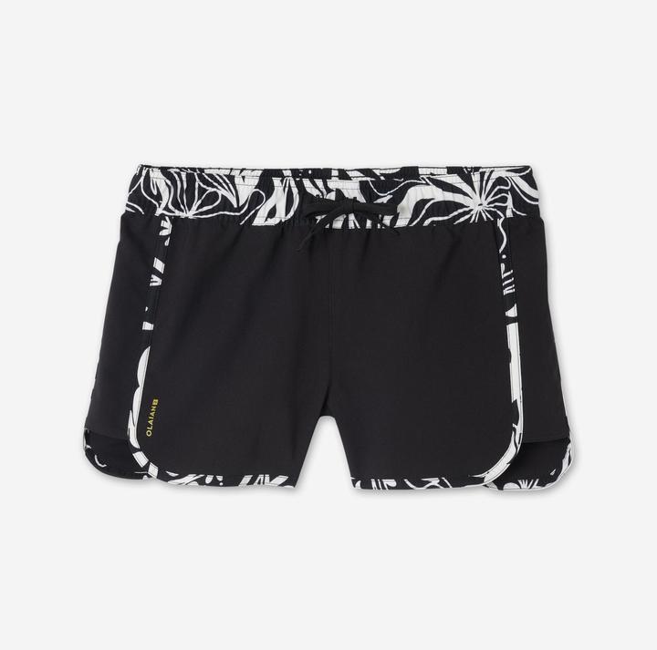 Olaian Boardshorts Damen Tini schwarz/weiss (40, 42)
