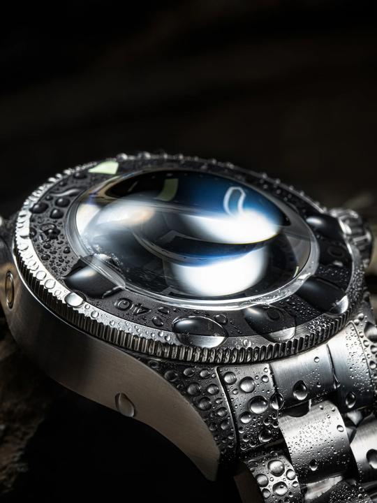 Immagine prodotto Spinnaker SP-5098-33 Orologio subacqueo automatico Picard Volcano Black 45mm 55ATM (Orologio sub)
