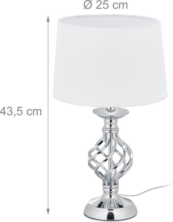 Actual product image Relaxdays Table lamp (E14)