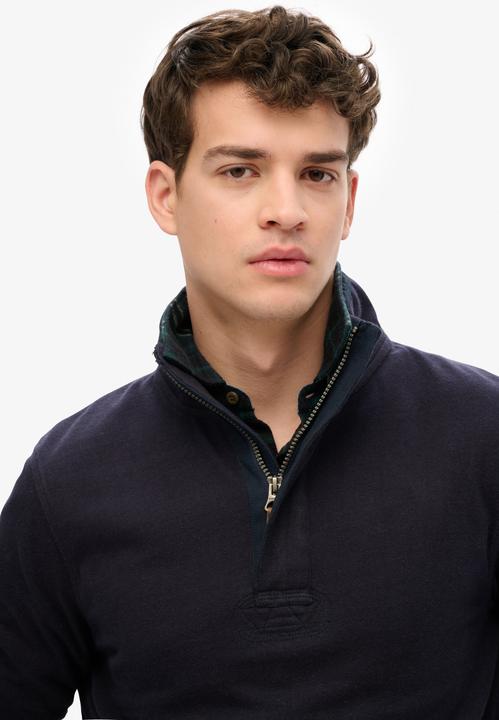 Immagine prodotto Superdry Klassischer Henley-Jerseypullover aus Baumwolle (S)